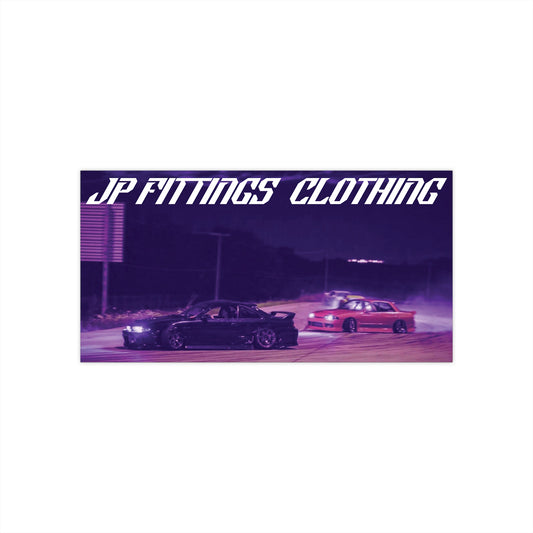 JP Fittings Car Scene Bumper Sticker