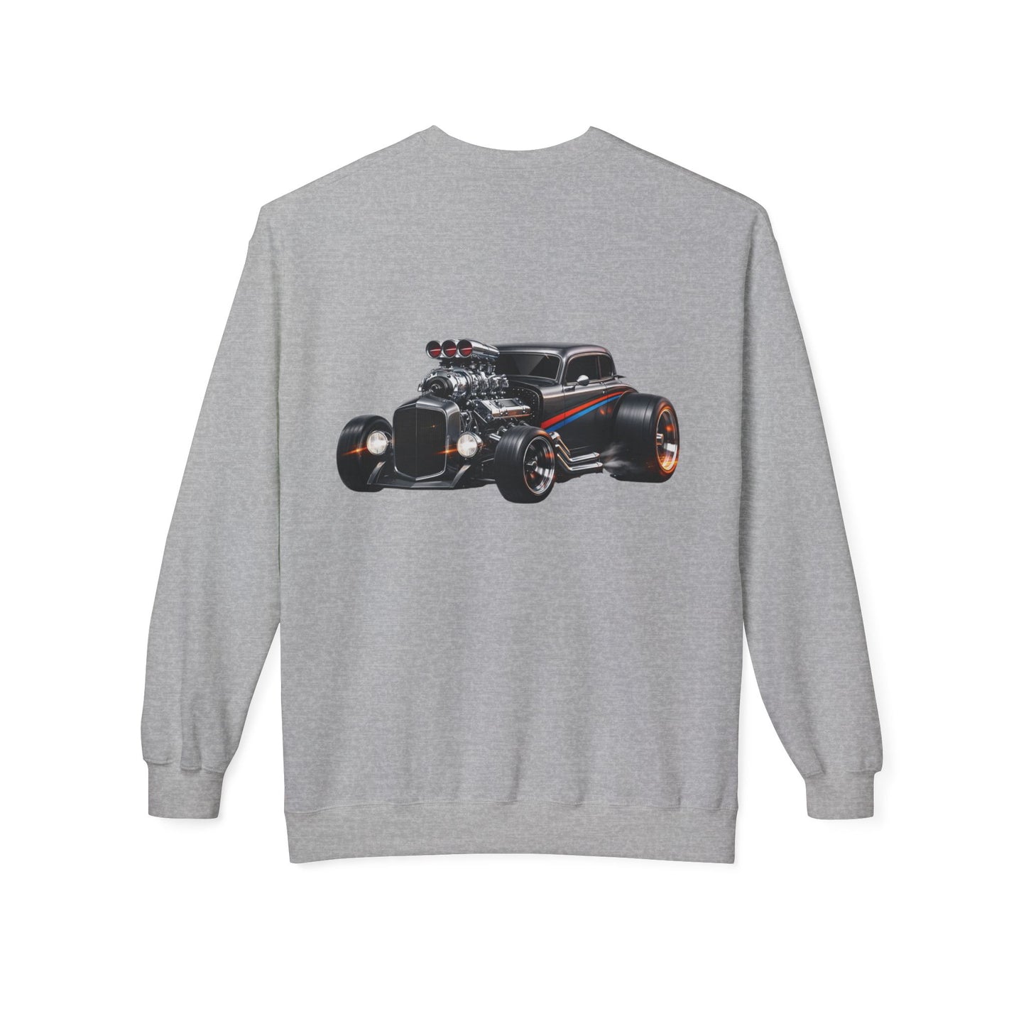 Vintage Hot Rod Crewneck Sweatshirt – Retro Muscle Car Graphic