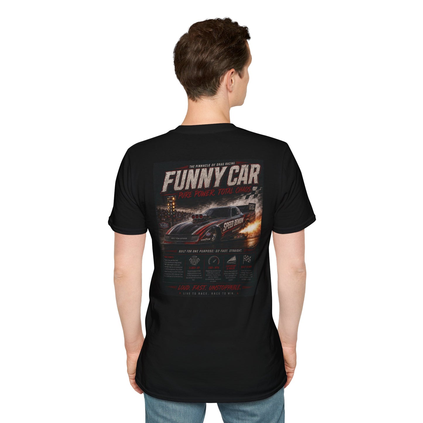 JP Fittings Drag Racing T-Shirt — Funny Car Racing Tee