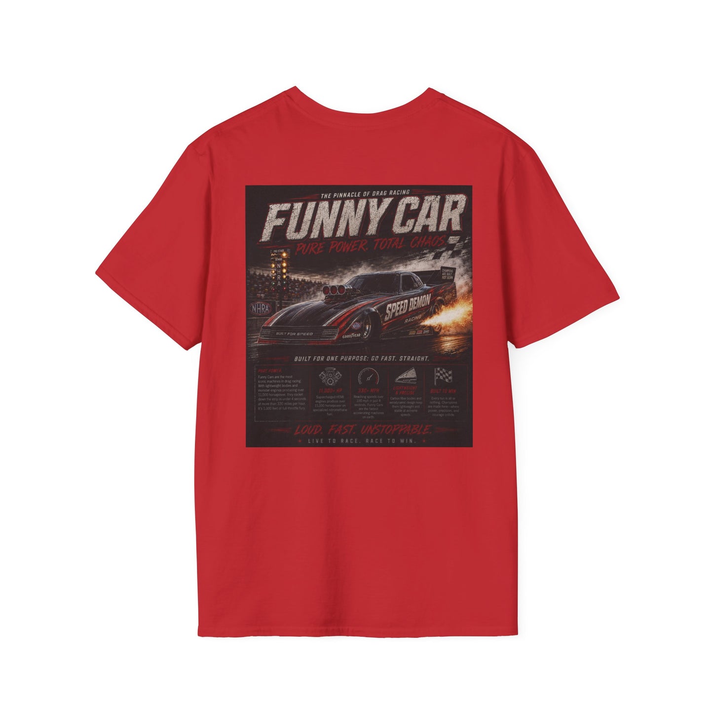 JP Fittings Drag Racing T-Shirt — Funny Car Racing Tee