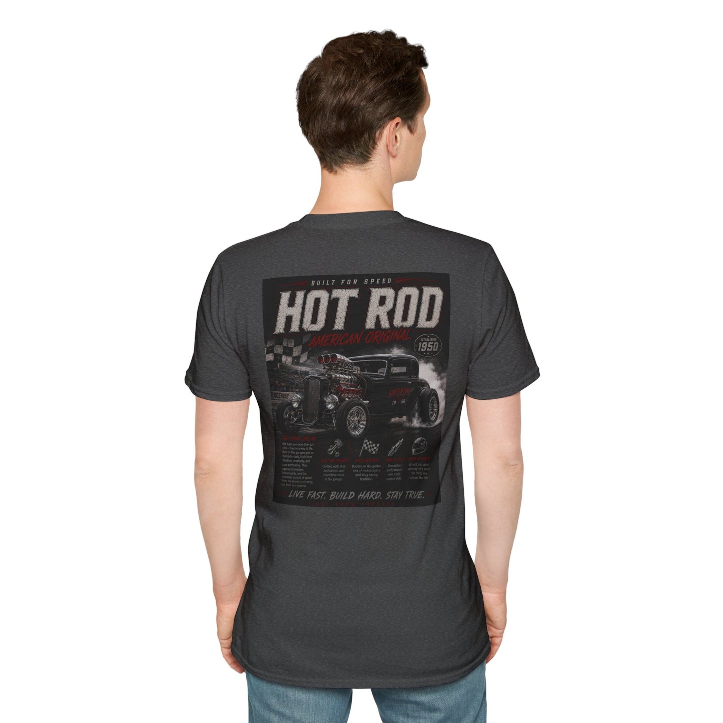 JP Fittings Hot Rod Racing T-Shirt | Unisex Graphic Tee for Car Enthusiasts