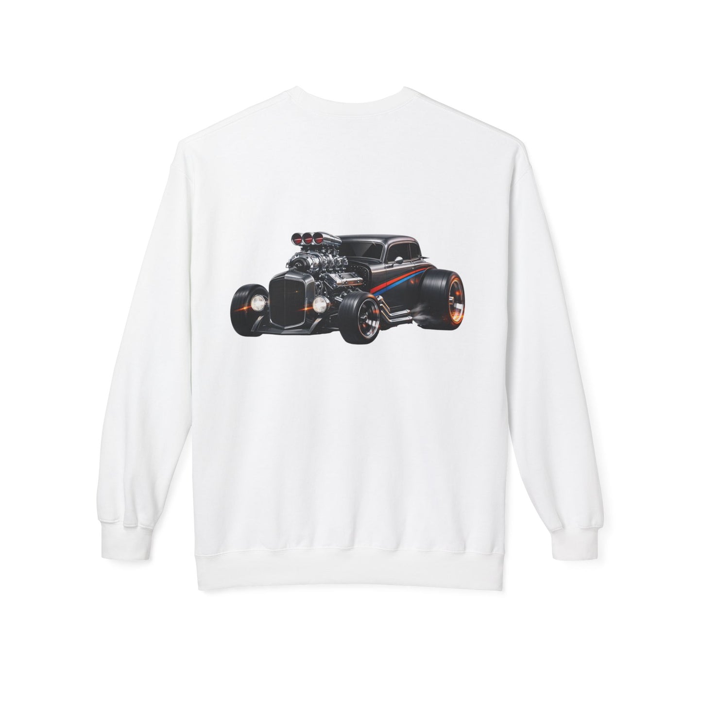 Vintage Hot Rod Crewneck Sweatshirt – Retro Muscle Car Graphic